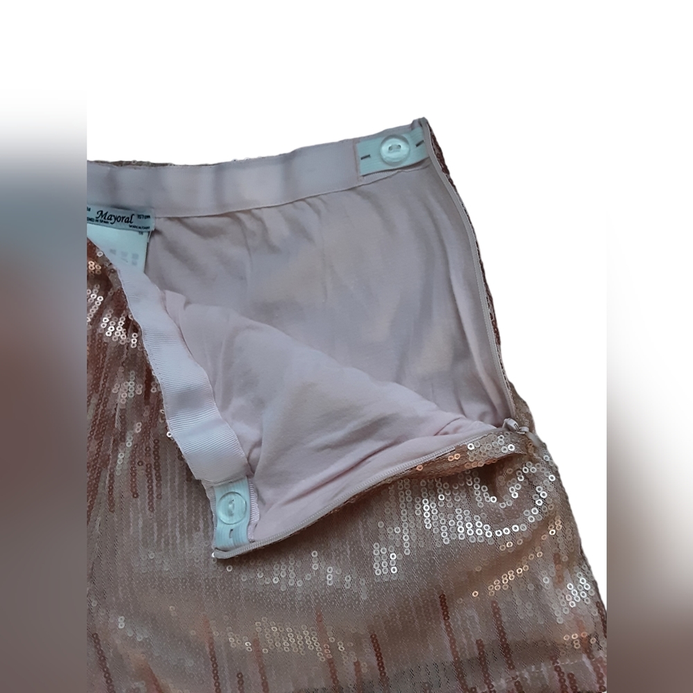 Mayoral Sequin Girls Shorts - Picture 8 of 10